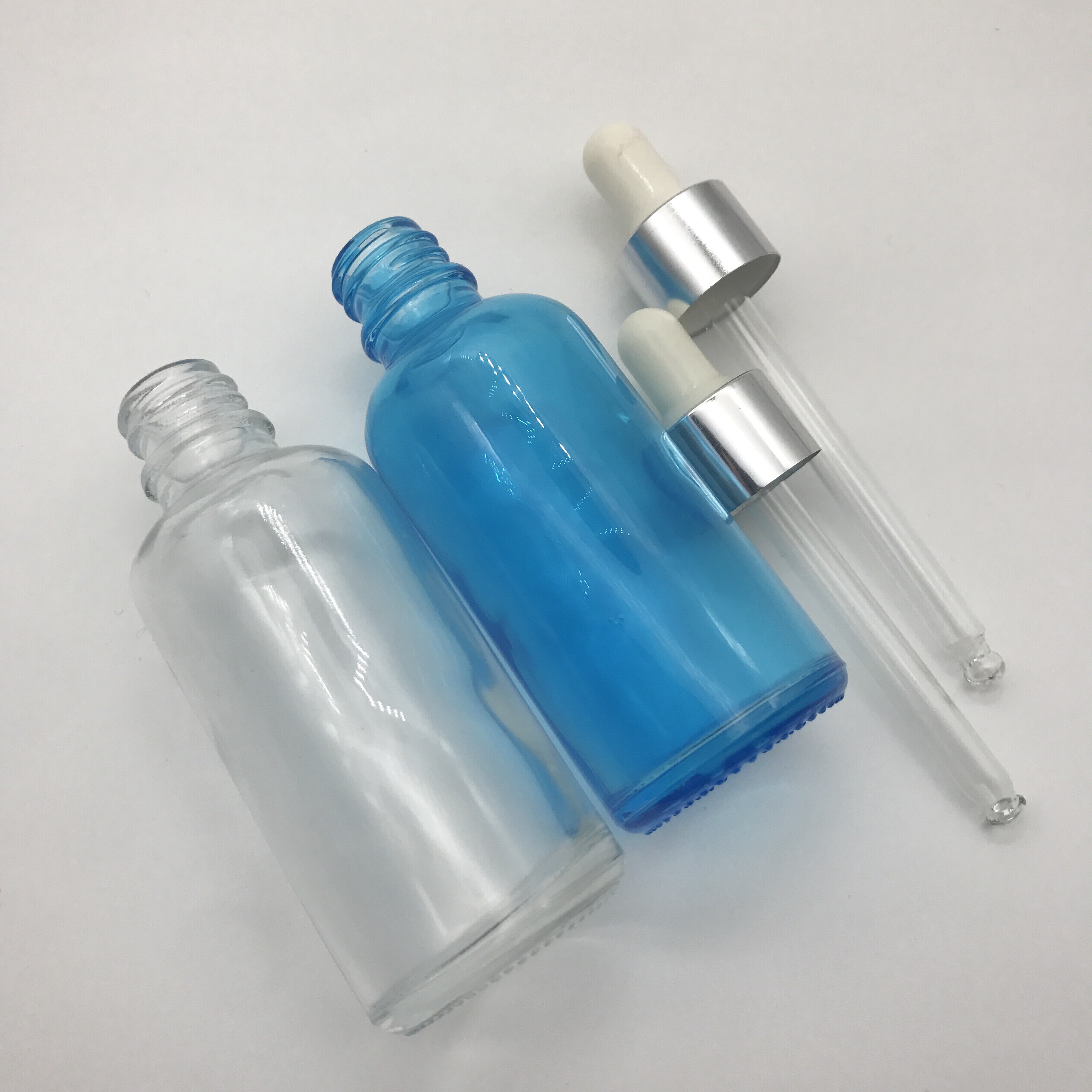 5ml 10ml 15ml 20ml 30ml 50ml 100ml Essential Oil Bottle Dropper Bottle Blue Glass Bottle