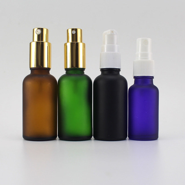 5ml 10ml 15ml 20ml 30ml 50ml 100ml Factory production face lotion bottle luxury lotion spray pump frosted glass bottle
