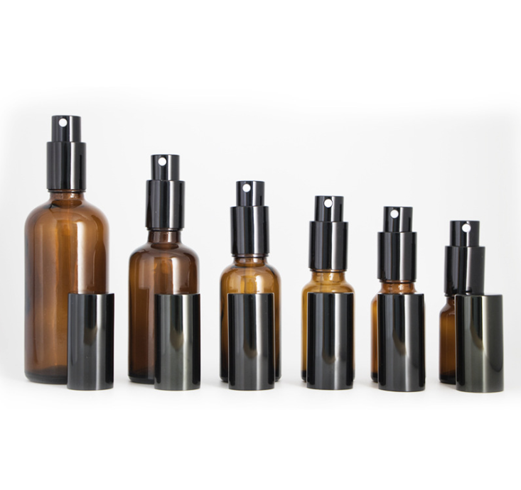 5ml 10ml 15ml 20ml 30ml 50ml 100ml Factory production face lotion bottle luxury lotion spray pump frosted glass bottle