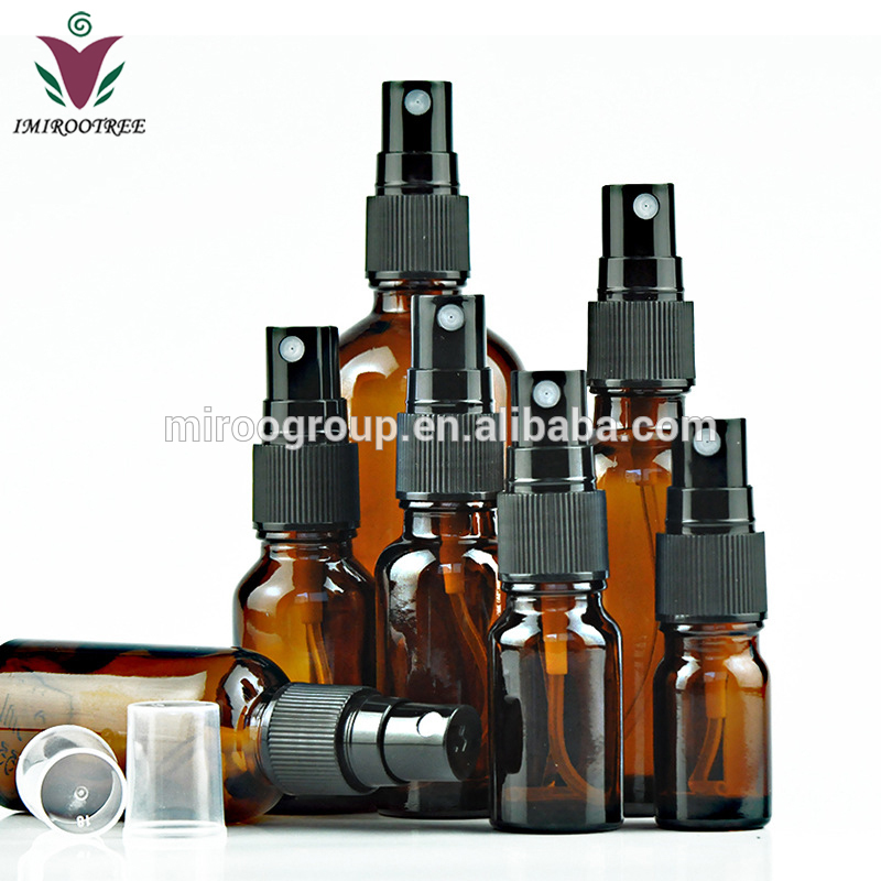 5ml,10ml 15ml 20ml, 30ml, 50ml 100ml Glass Bottle Mist Spray / Sprayer Pump Amber Glass for Essential Oil / Cosmetics
