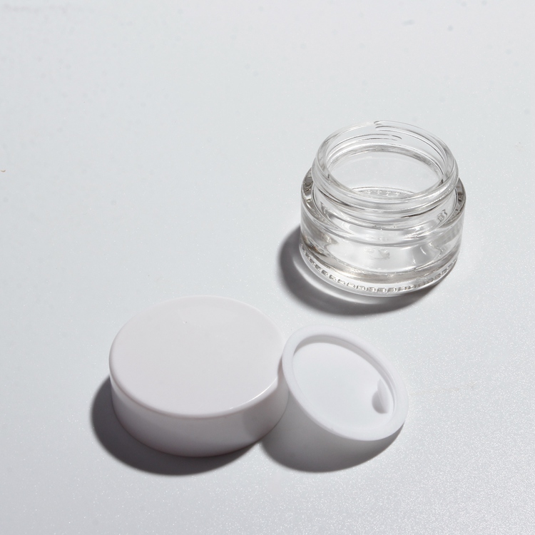5ml 10ml 15ml 20ml 30ml 50ml 100ml Mini Skin Care Face Cream Cosmetic Jars Empty Face Eye Cream Jar with White Lid