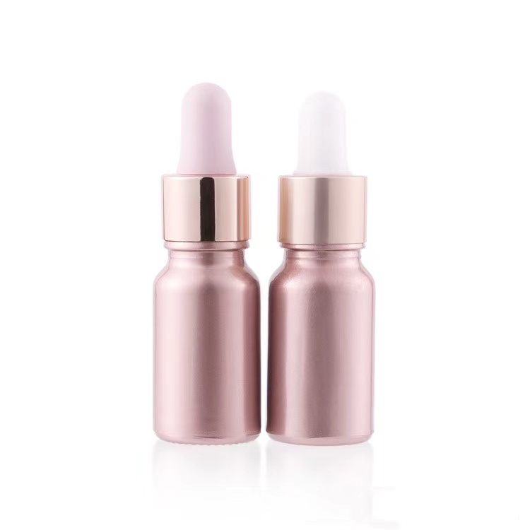 5ml 10ml 15ml 20ml 30ml 50ml 100ml Pink Eye Dropper Bottle Box Cosmetic Oil Bottle Skincare Packaging Essential Oil Bottle