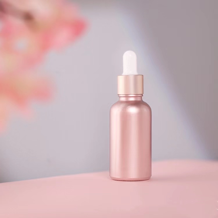 5ml 10ml 15ml 20ml 30ml 50ml 100ml Pink Eye Dropper Bottle Box Cosmetic Oil Bottle Skincare Packaging Essential Oil Bottle