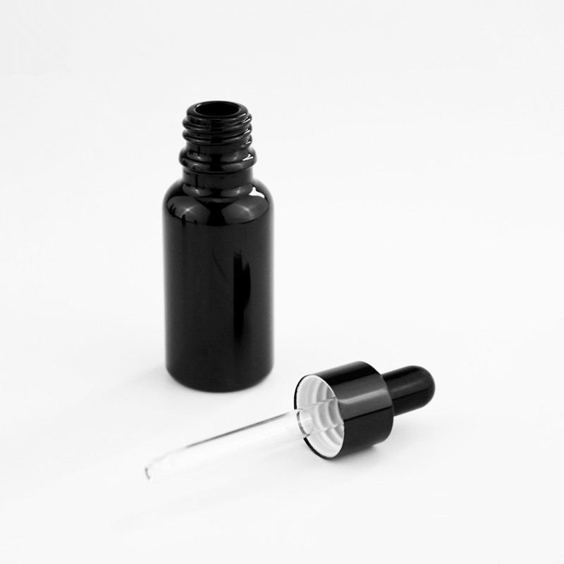 5ml 10ml 15ml 20ml 30ml 50ml 100ml Pure Black Dropper Bottle Glass Bottle Essential Oil Bottle