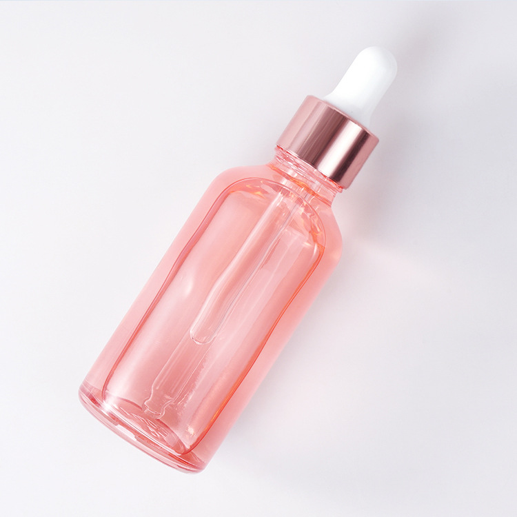 5ml 10ml 15ml 20ml 30ml 50ml 100ml Rose Gold Glass Dropper Essential Oil Bottle