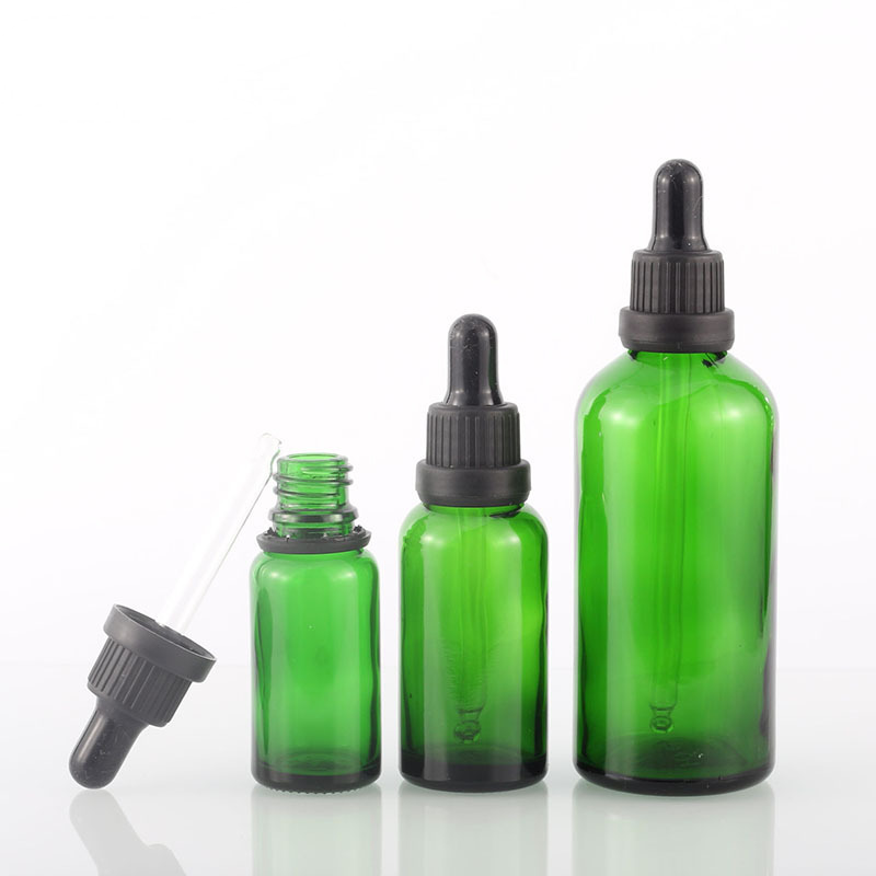 5ml 10ml 15ml 20ml 30ml 50ml 100ml Serum Amber Glass Essential Oil Bottle with tamper evident dropper cap