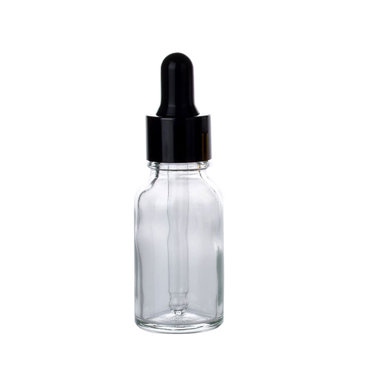 5ml 10ml 15ml 20ml 30ml 50ml 100ml Transparent Glass Dropper Bottle E-Liquid Bottle Essential Oil Glass Bottle