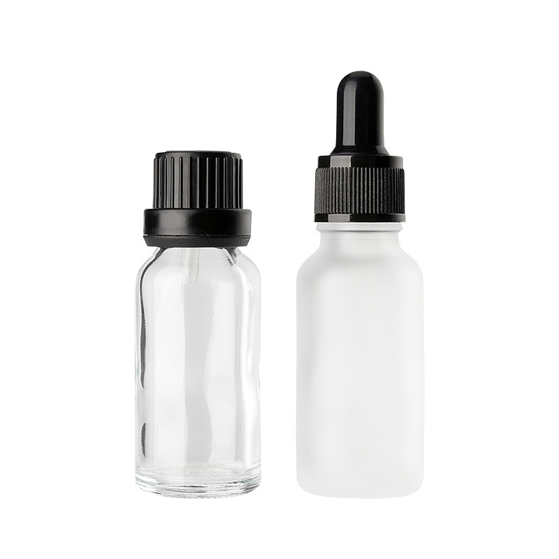 5ml 10ml 15ml 20ml 30ml 50ml 100ml Transparent Glass Dropper Bottle E-Liquid Bottle Essential Oil Glass Bottle