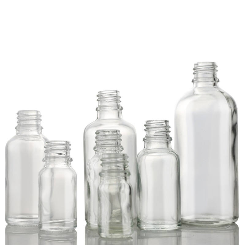 5ml 10ml 15ml 20ml 30ml 50ml 100ml Transparent Glass Dropper Bottle E-Liquid Bottle Essential Oil Glass Bottle