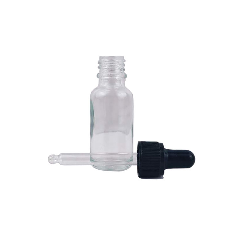 5ml 10ml 15ml 20ml 30ml 50ml 100ml Transparent Glass Dropper Bottle E-Liquid Bottle Essential Oil Glass Bottle