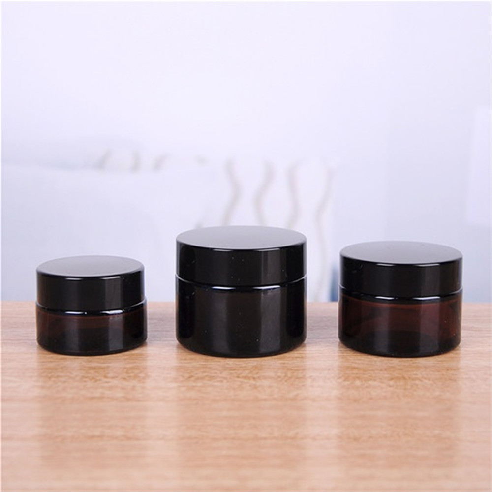 5ml 10ml 15ml 20ml 30ml 50ml 100ml Wholesale Customized High Quality Recycled Glass Cosmetic Jars Small Glass Cosmetic Jar