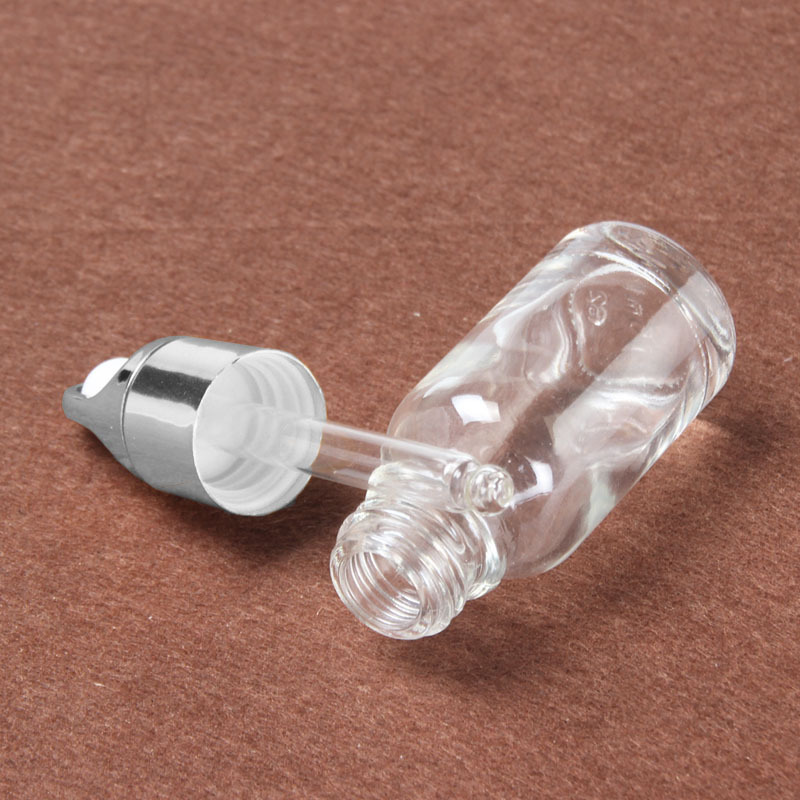 5ml 10ml 15ml 20ml 30ml 50ml 100ml Wholesale essential oil glass bottle with screw white dropper