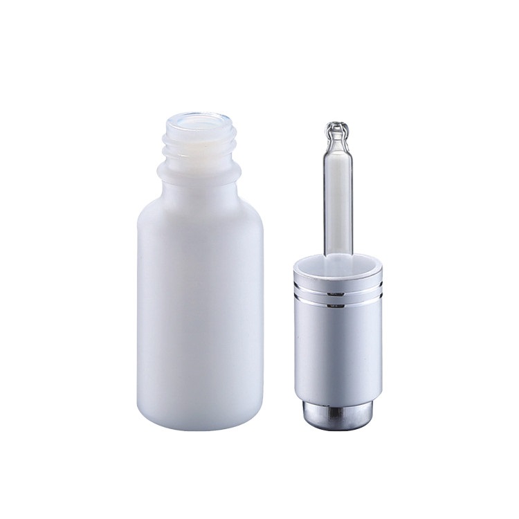 5ml 10ml 15ml 20ml 30ml 50ml 100ml Wholesale white porcelain massage oud perfume oil serum glass bottle with dropper cap