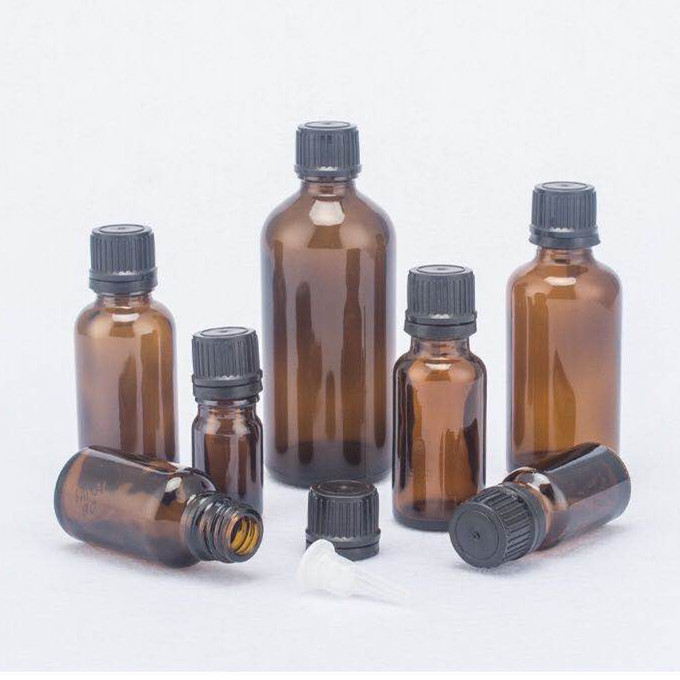 5ml 10ml 15ml 20ml 30ml 50ml 100ml amber essential oil glass dropper bottle