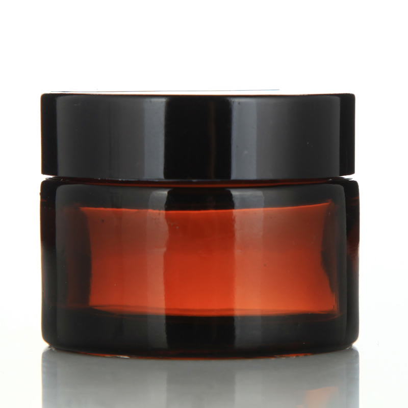 5ml 10ml 15ml 20ml 30ml 50ml 100ml amber glass cosmetic jar