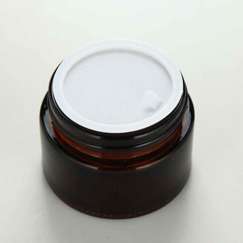 5ml 10ml 15ml 20ml 30ml 50ml 100ml amber glass cosmetic jar