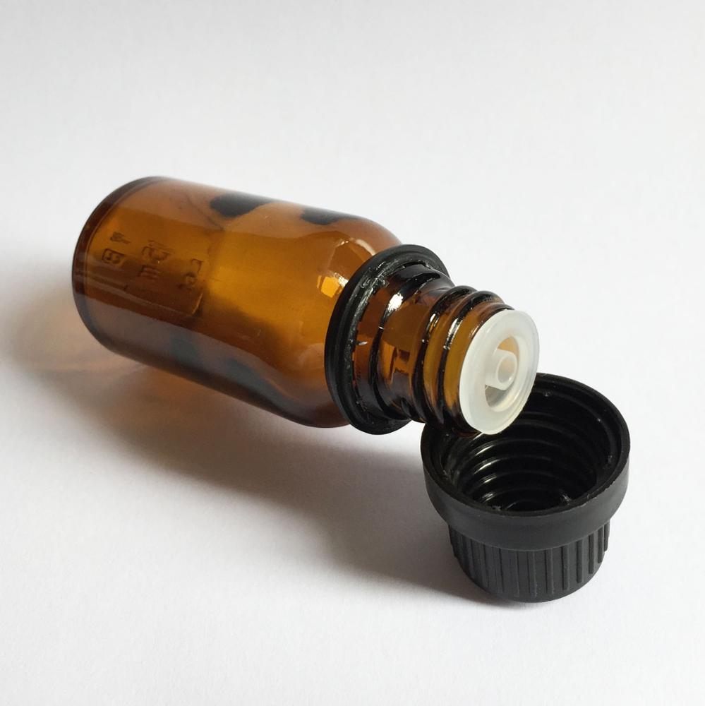 5ml 10ml 15ml 20ml 30ml 50ml 100ml amber glass essential oil bottle with tamper ring