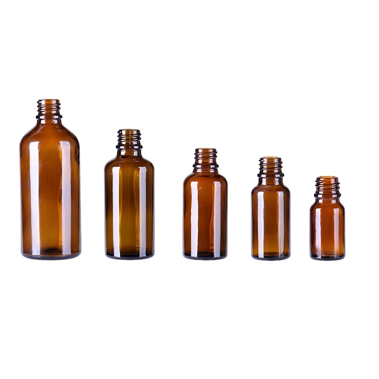 5ml 10ml 15ml 20ml 30ml  50ml 100ml amber glass essential oil bottle