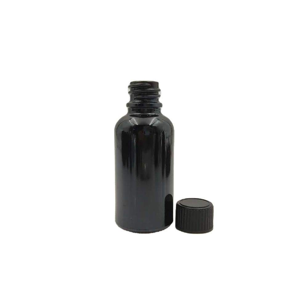 5ml 10ml 15ml 20ml 30ml 50ml 100ml black essential oil bottle with childproof cap