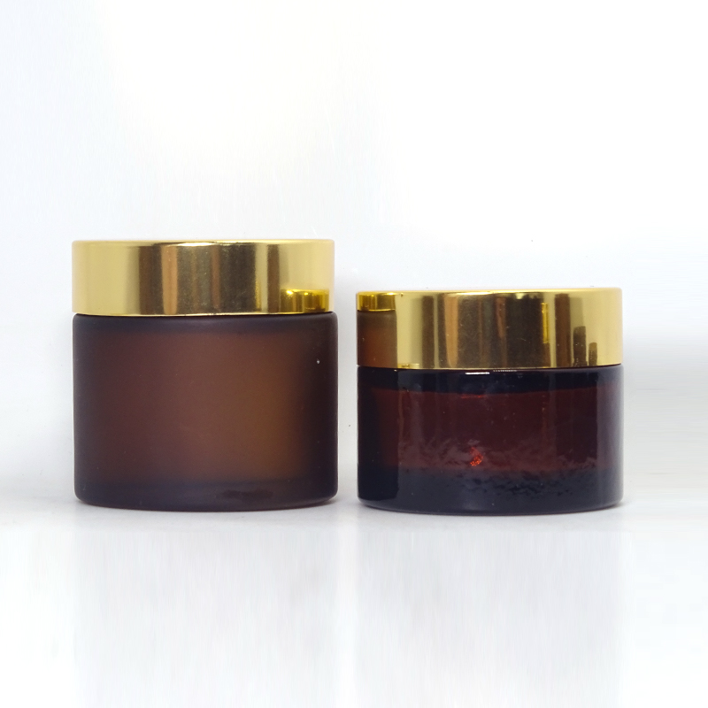 5ml 10ml 15ml 20ml 30ml 50ml 100ml black matt glass cosmetic jar for the cream
