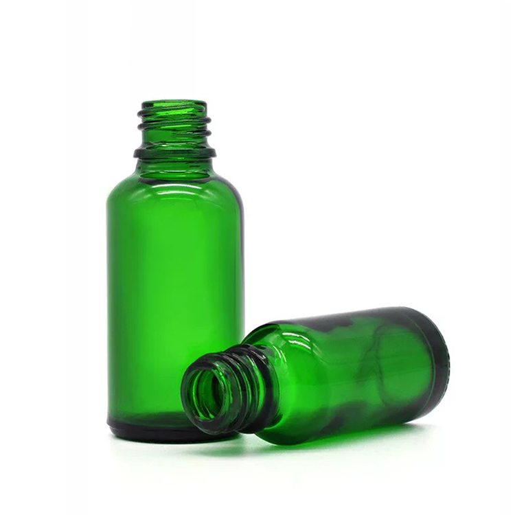 5ml 10ml 15ml 20ml 30ml 50ml 100ml clear green glass essential oil dropper bottle