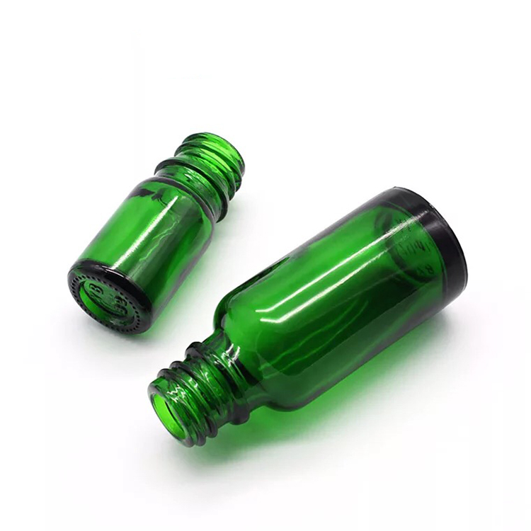 5ml 10ml 15ml 20ml 30ml 50ml 100ml clear green glass essential oil dropper bottle
