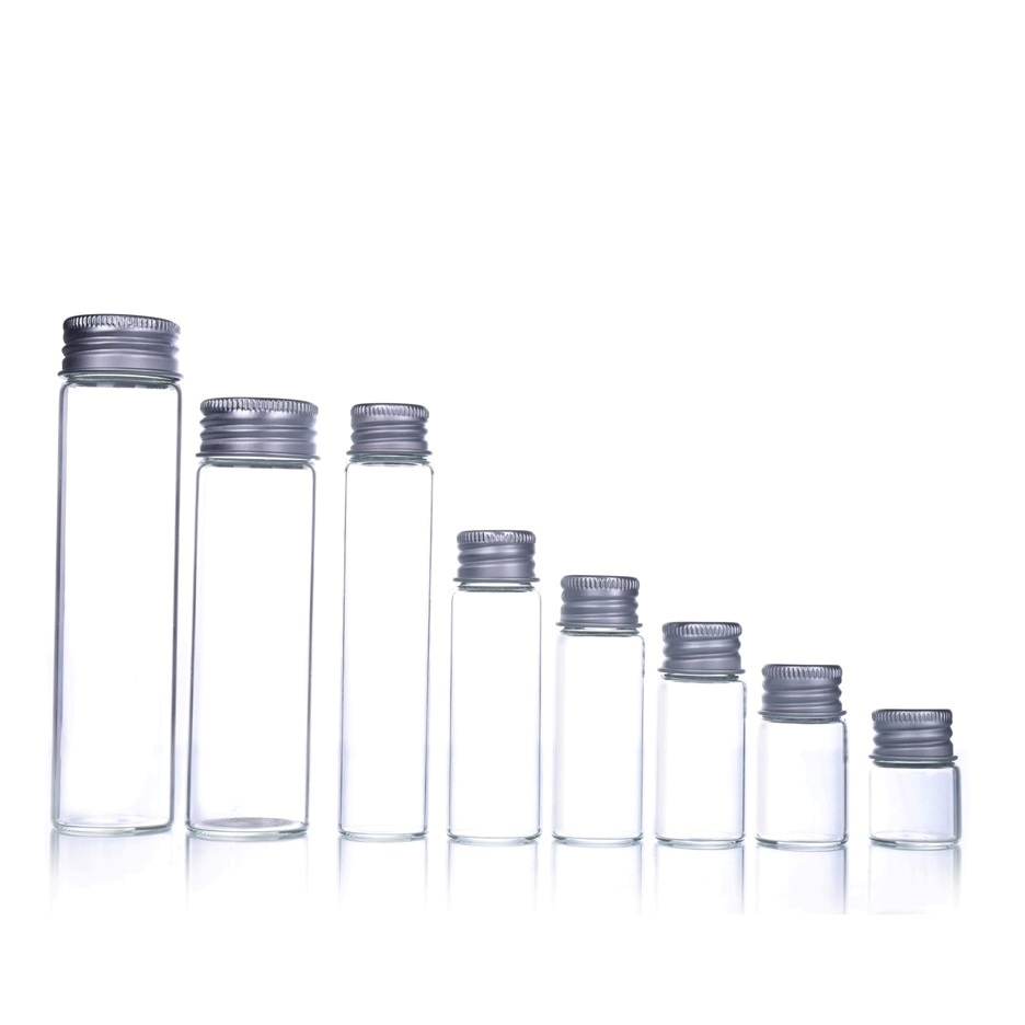 5ml 10ml 15ml 20ml 30ml 50ml 100ml clear long perfume packaging bottle glass vial with cap