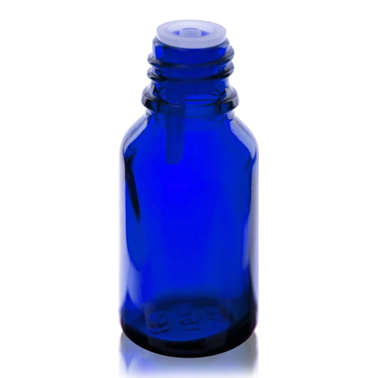 5ml 10ml 15ml 20ml 30ml 50ml 100ml coalt blue essential oil glass bottle with dropper tamper evident CRC cap