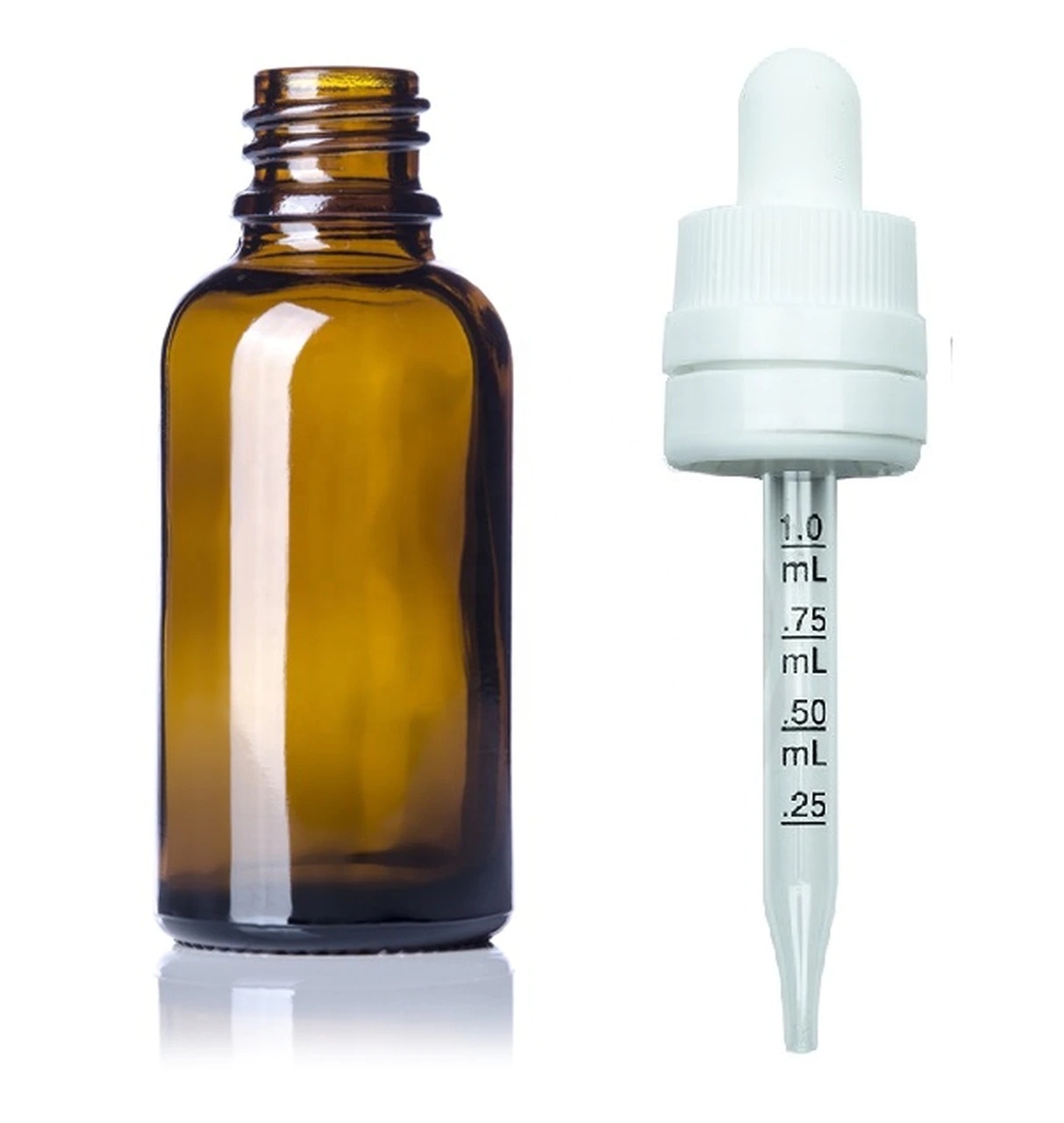 5ml 10ml 15ml 20ml 30ml 50ml 100ml coalt blue essential oil glass bottle with dropper tamper evident CRC cap