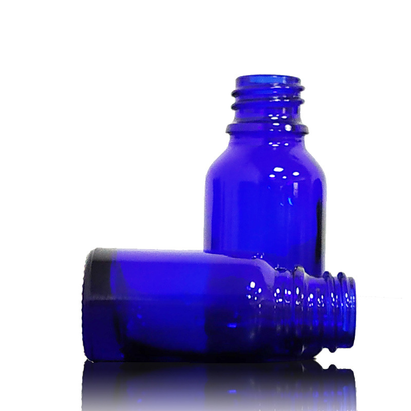 5ml 10ml 15ml 20ml 30ml 50ml 100ml cobalt blue essential oil glass bottles with cap