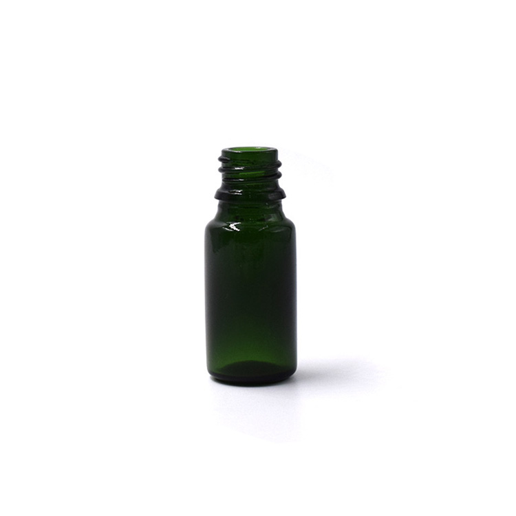 5ml 10ml 15ml 20ml 30ml 50ml 100ml dark green face essential oil glass serum bottle with wooden plastic cap