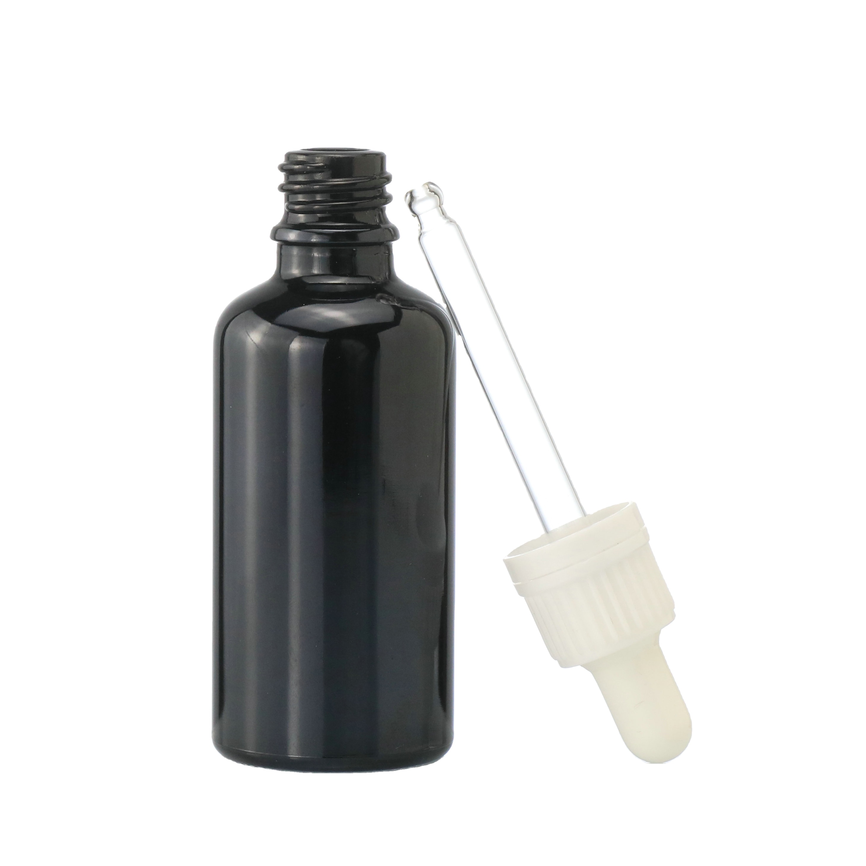5ml 10ml 15ml 20ml 30ml 50ml 100ml essential oil black glass dropper bottles for CBD oil