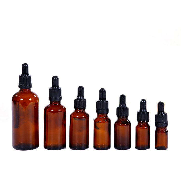 5ml 10ml 15ml 20ml 30ml 50ml 100ml essential oil bottle matte black glass with dropper bottles