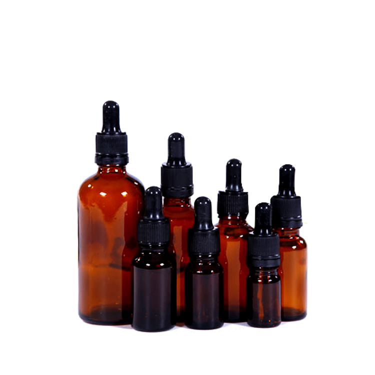 5ml 10ml 15ml 20ml 30ml 50ml 100ml essential oil bottle matte black glass with dropper bottles