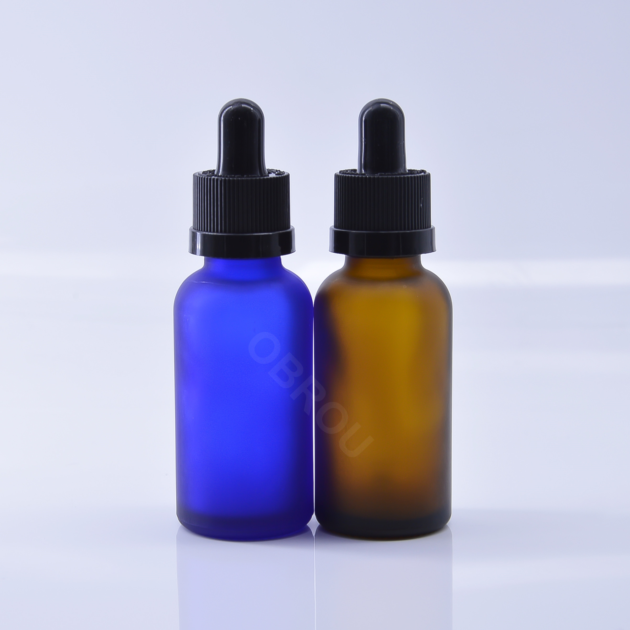 5ml 10ml 15ml 20ml 30ml 50ml 100ml forest essential oil Bottle cobalt blue CBD oil bottle Dropper bottle for vape liquids
