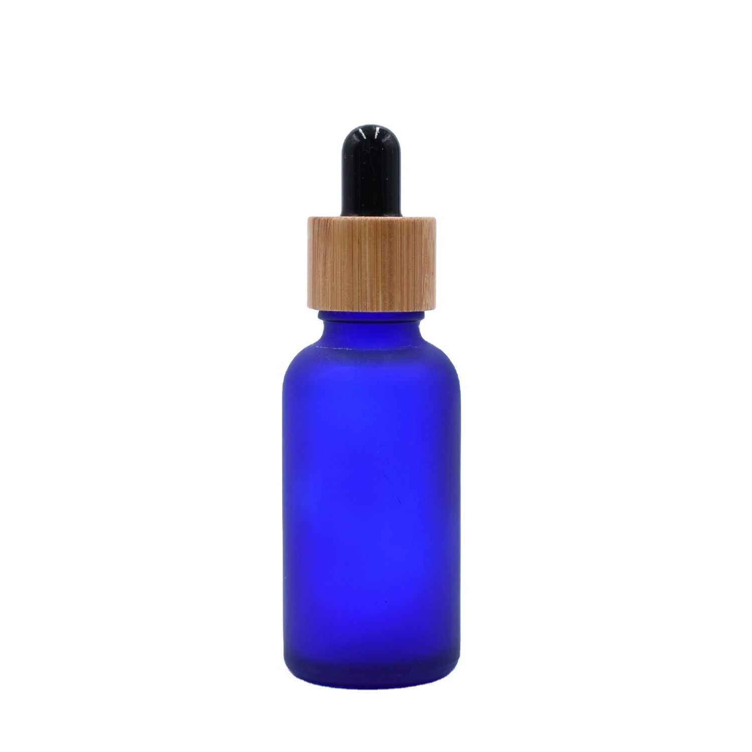 5ml 10ml 15ml 20ml 30ml 50ml 100ml frost clear glass dropper bottle with bamboo dropper cap for essential oil