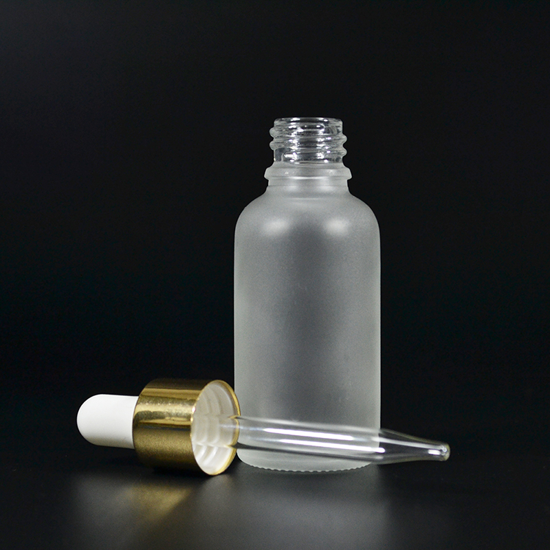 5ml 10ml 15ml 20ml 30ml 50ml 100ml frosted clear glass essential oil bottle with pipette