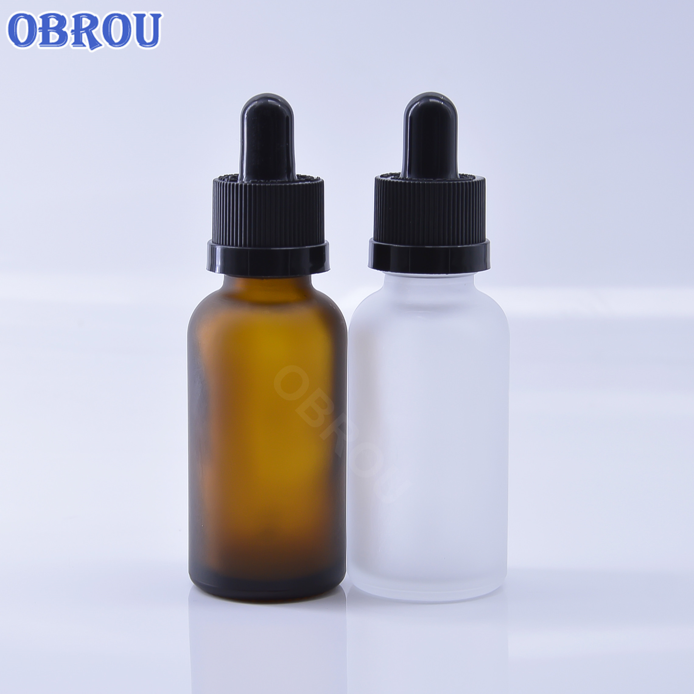 5ml 10ml 15ml 20ml 30ml 50ml 100ml frosted green blue amber clear essential oil glass dropper bottle for tincture
