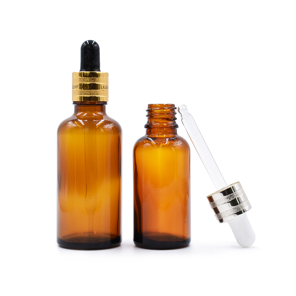 5ml 10ml 15ml 20ml 30ml 50ml 100ml frosted green blue amber clear essential oil glass dropper bottle with bamboo lid