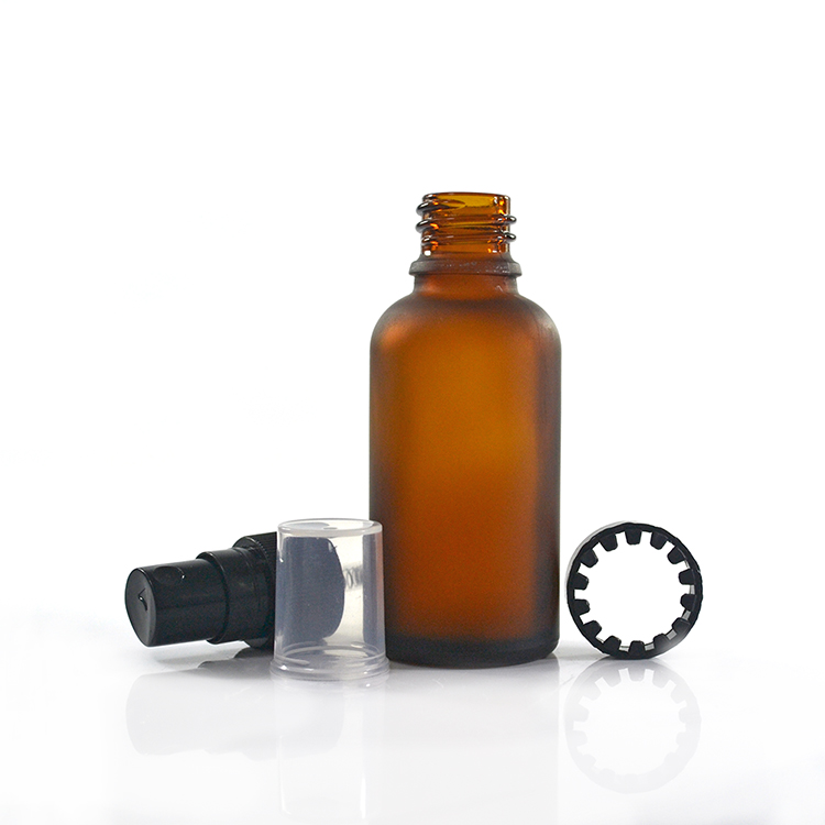 5ml 10ml 15ml 20ml 30ml 50ml 100ml frosted matte amber blue green cosmetic perfume glass mist spray bottle