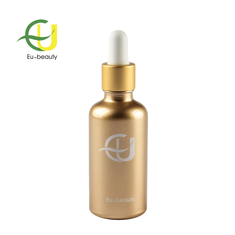 5ml 10ml 15ml 20ml 30ml 50ml 100ml gold color coating glass essential oil bottle dropper bottle