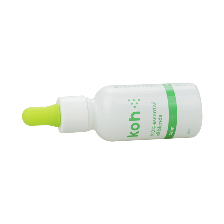 5ml 10ml 15ml 20ml 30ml 50ml 100ml luxury custom green dropper bottle 1oz white glass serum bottle with dropper