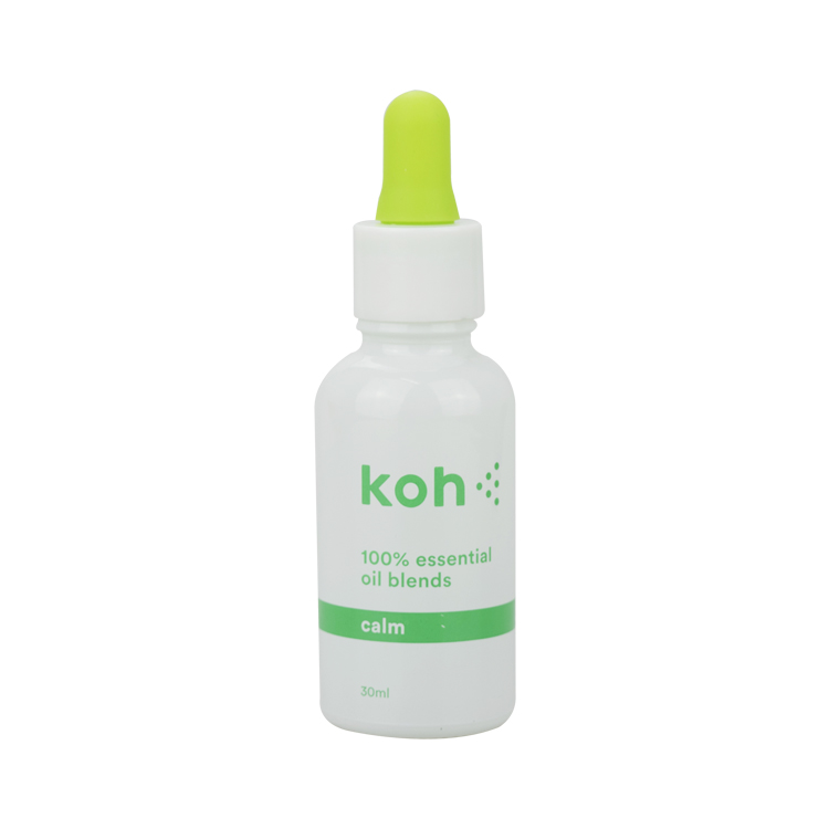 5ml 10ml 15ml 20ml 30ml 50ml 100ml luxury custom green dropper bottle 1oz white glass serum bottle with dropper