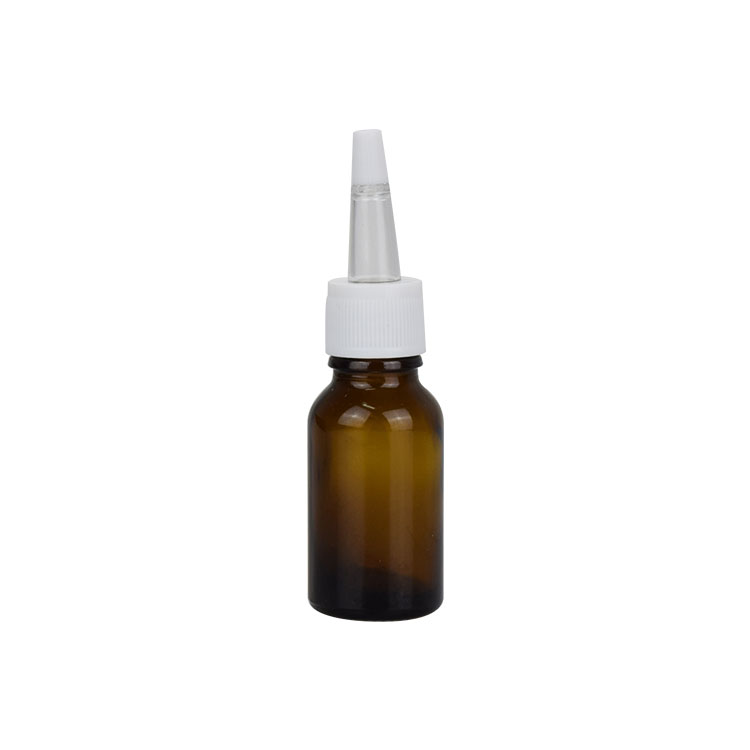 5ml 10ml 15ml 20ml 30ml 50ml 100ml luxury white frosted glass face serum bottle with horn dropper