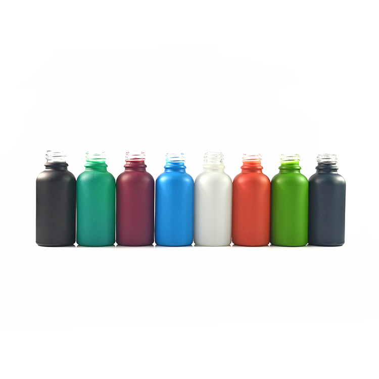 5ml 10ml 15ml 20ml 30ml 50ml 100ml matte frosted black essential oil glass dropper bottle with bamboo lid paper tube