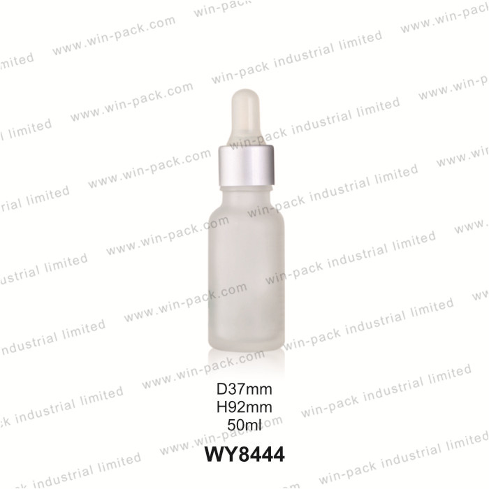 5ml 10ml 15ml 20ml 30ml 50ml 100ml shinny silver glass essential oil bottle with dropper