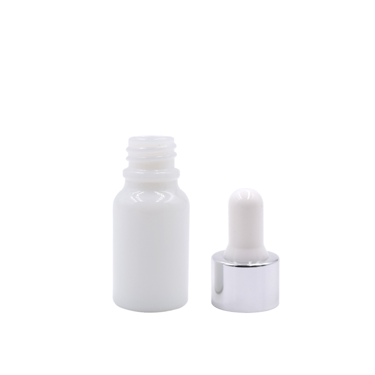 5ml 10ml 15ml 20ml 30ml 50ml 100ml white porcelain massage oud perfume oil serum glass dropper bottle with pipette drop