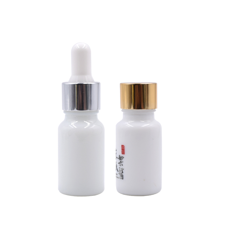 5ml 10ml 15ml 20ml 30ml 50ml 100ml white porcelain massage oud perfume oil serum glass dropper bottle with pipette drop