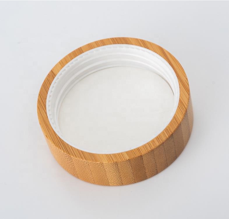 5ml 10ml 15ml 20ml 30ml 50ml 100ml whole cream jar with bamboo wood lid