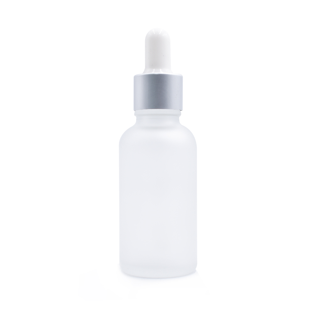 5ml 10ml 15ml 20ml 30ml 50ml 60m100ml 120ml frosted matte white glass dropper essential oil bottle with gold dropper